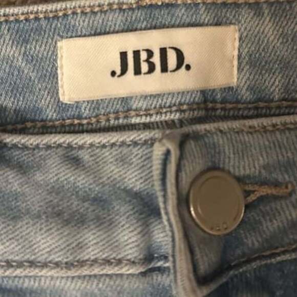 JBD Just Black Blue Sz 30 Distressed Denim Jeans - Picture 2 of 5